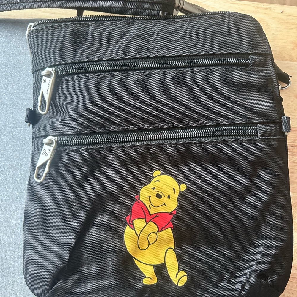 Travelon Anti-theft travel bag 
Winnie the Pooh print